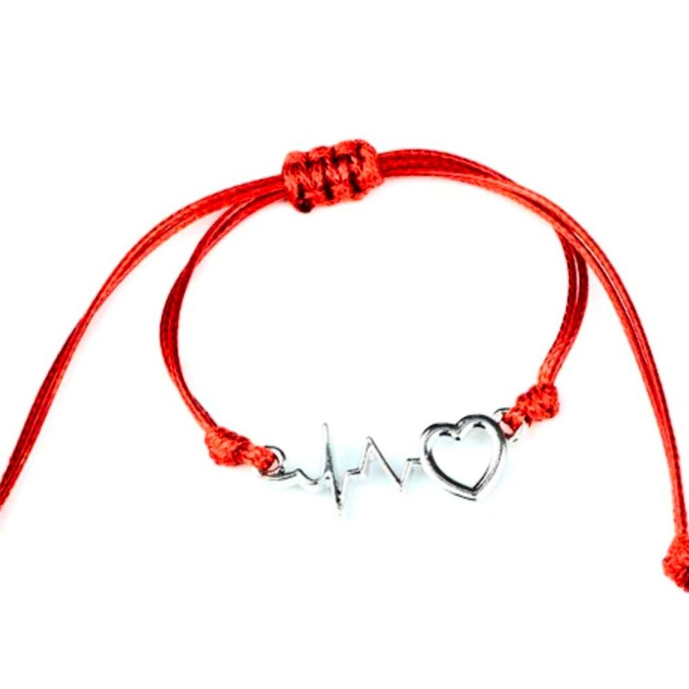 Gift for a Nurse Heartbeat Bracelet